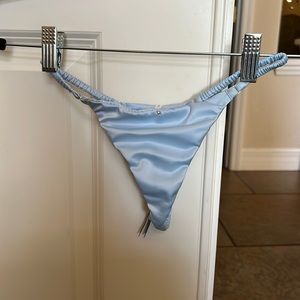 Gooseberry Intimates Delight Thong XS Babyblue NWT